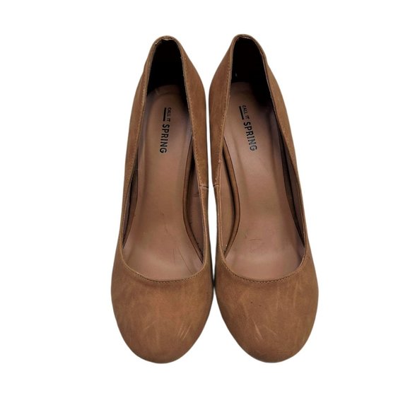 CALL IT SPRING Chunky Heel Neutral Heels (Size 8) - Picture 5 of 5